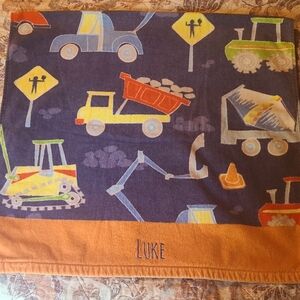 Kids Construction Theme Blanket